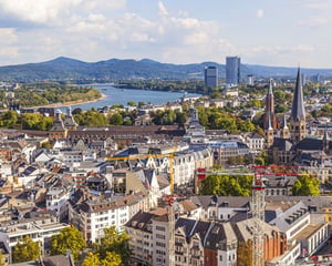 Bonn, Germany, our home for the past two years.  