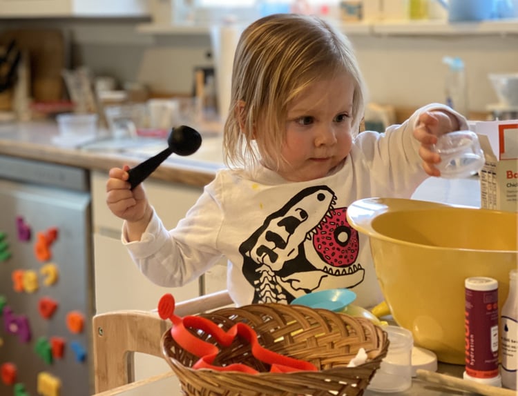 Child cooking