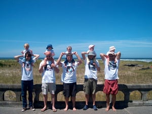 kids on shoulders