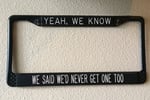 license plate frame