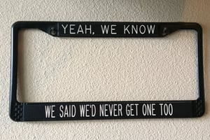 license plate frame