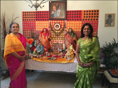 Swarnima and her mom 