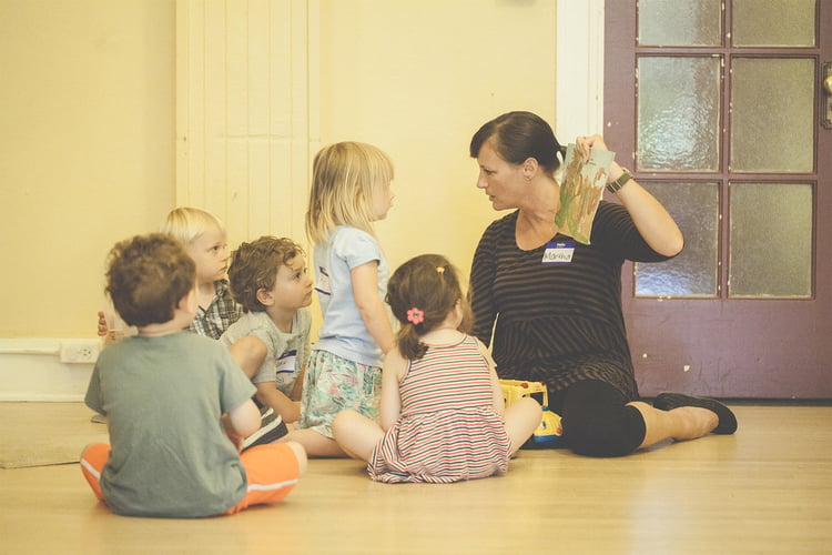 Kids listening to storytime