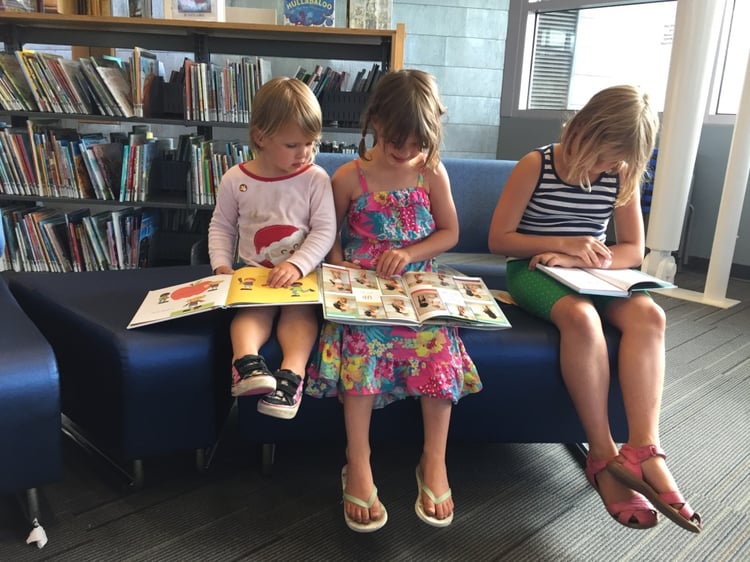 Story time at libraries