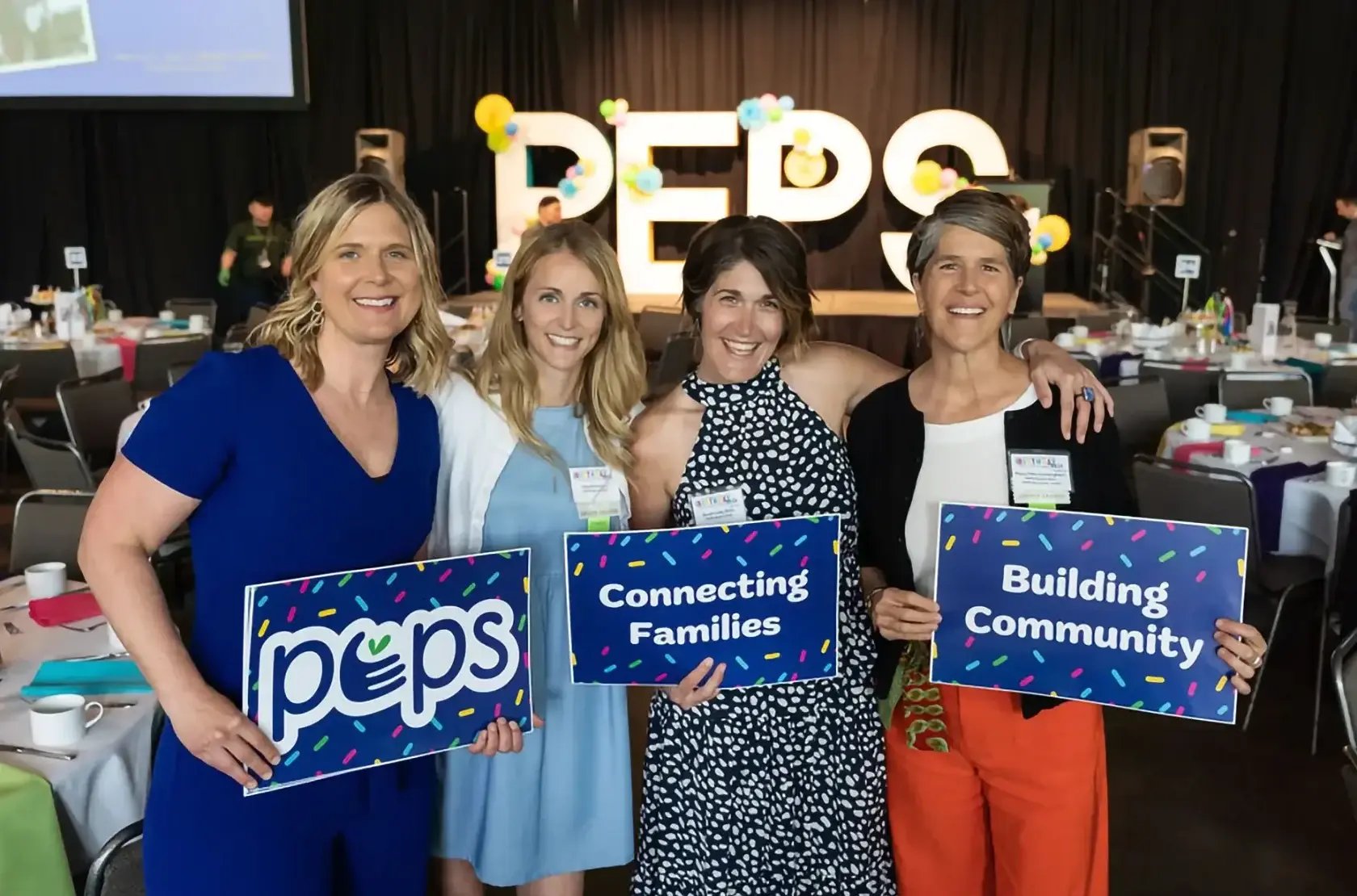 Meet Peps - Peps members at an event