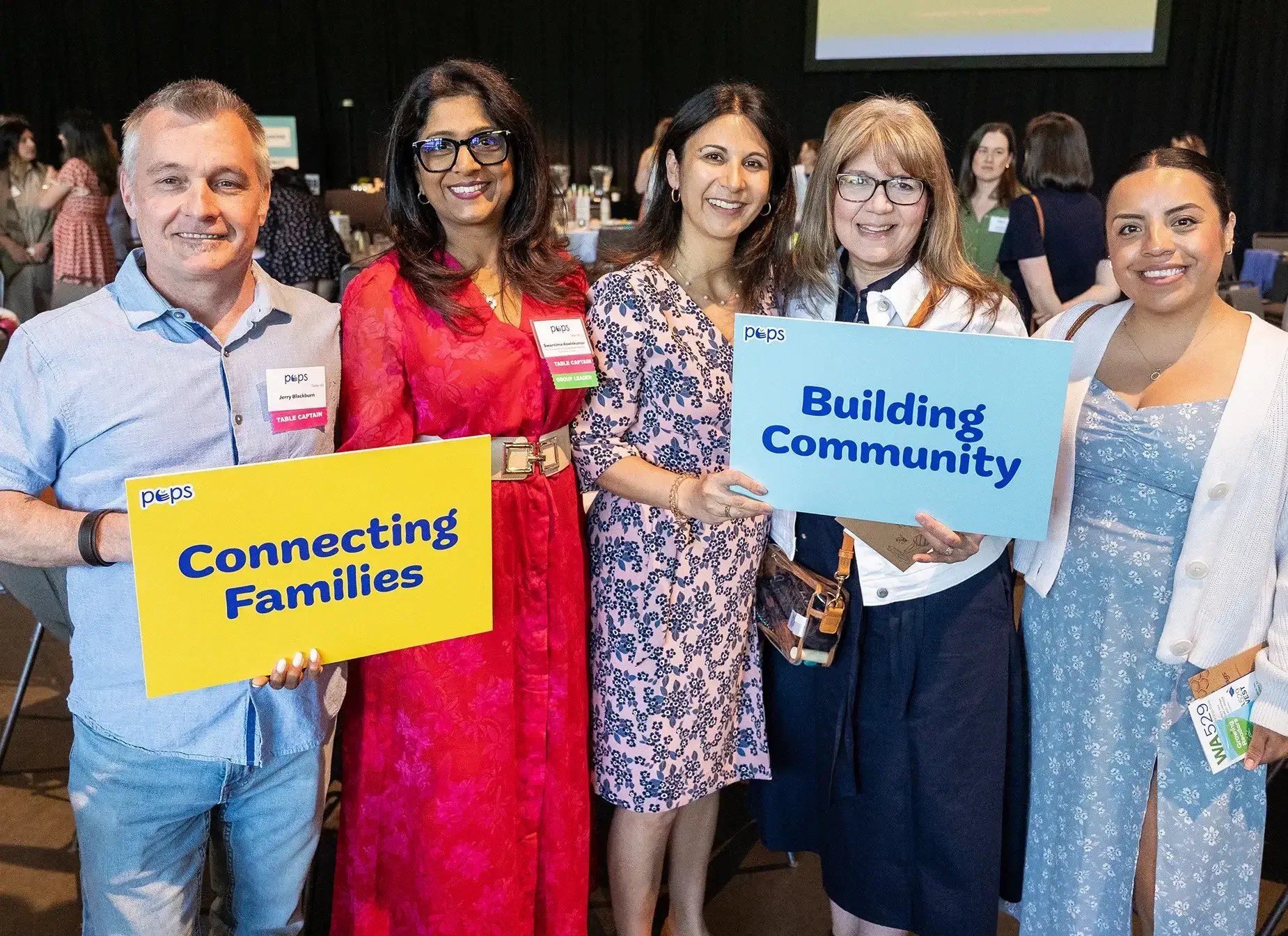 Our Vision - PEPS Community members at a PEPS event.