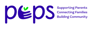 PEPS Logo - Supporting Parents, Connecting Families, Building Community